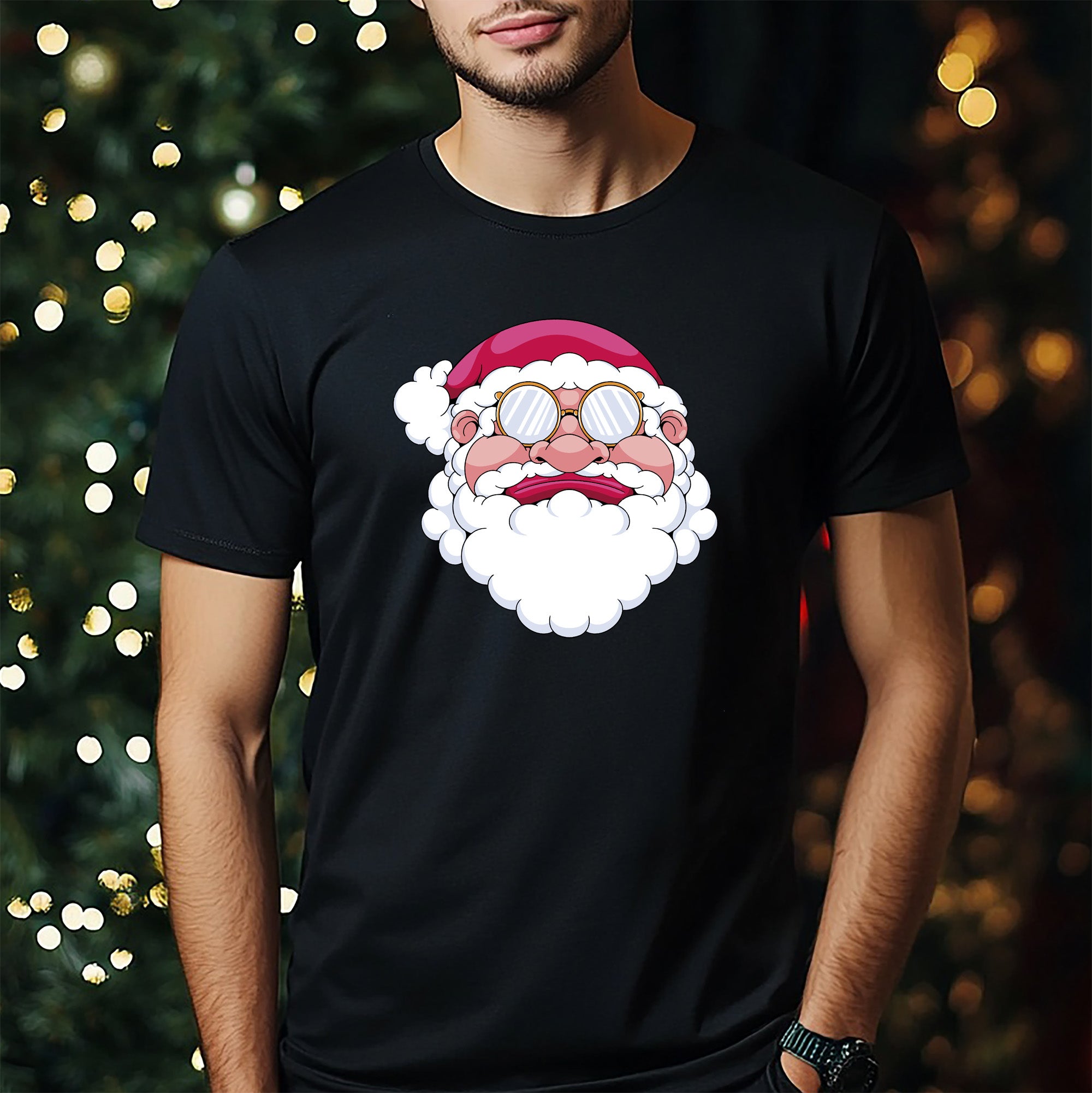 Stylish Men's Beard Graphic T-Shirt - Trendy Casual Top