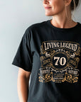 Living Legend 1955 - 70th Birthday T-Shirt, Perfectly Matured Classic Blend, Funny 70th Gift for Dad, 70th Gifts for Men, 70th T-Shirt