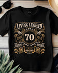 Living Legend 1955 - 70th Birthday T-Shirt, Perfectly Matured Classic Blend, Funny 70th Gift for Dad, 70th Gifts for Men, 70th T-Shirt