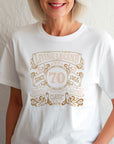 Living Legend 1955 - 70th Birthday T-Shirt, Perfectly Matured Classic Blend, Funny 70th Gift for Dad, 70th Gifts for Men, 70th T-Shirt