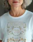 Living Legend 1955 - 70th Birthday T-Shirt, Perfectly Matured Classic Blend, Funny 70th Gift for Dad, 70th Gifts for Men, 70th T-Shirt
