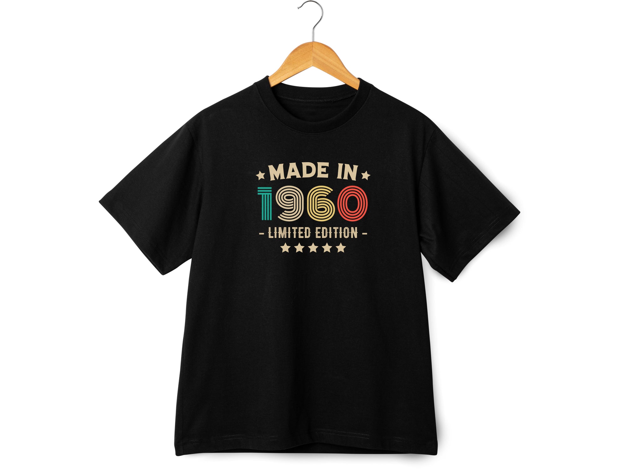 65th Birthday T-Shirt | Vintage 1960 Limited Edition | Funny 65th Gift for Men | Classic 65th Shirt for Him
