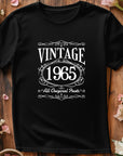 Vintage 1965 - All Original Parts T-Shirt, 60th Birthday Gift for Men, Funny 60th Gift for Dad, Classic 1965 T-Shirt