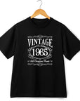 Vintage 1965 - All Original Parts T-Shirt, 60th Birthday Gift for Men, Funny 60th Gift for Dad, Classic 1965 T-Shirt