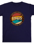 Vintage 1965 - Made with Original Parts T-Shirt, 60th Birthday Gift for Men, Funny 60th Gift for Dad, Classic 1965 T-Shirt