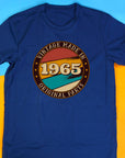 Vintage 1965 - Made with Original Parts T-Shirt, 60th Birthday Gift for Men, Funny 60th Gift for Dad, Classic 1965 T-Shirt