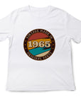 Vintage 1965 - Made with Original Parts T-Shirt, 60th Birthday Gift for Men, Funny 60th Gift for Dad, Classic 1965 T-Shirt