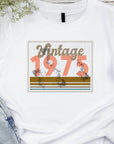 1975 Vintage PR-ET T-Shirt, 50th Birthday Gift for Men, Funny 50th Gift for Dad, 50th T-Shirt