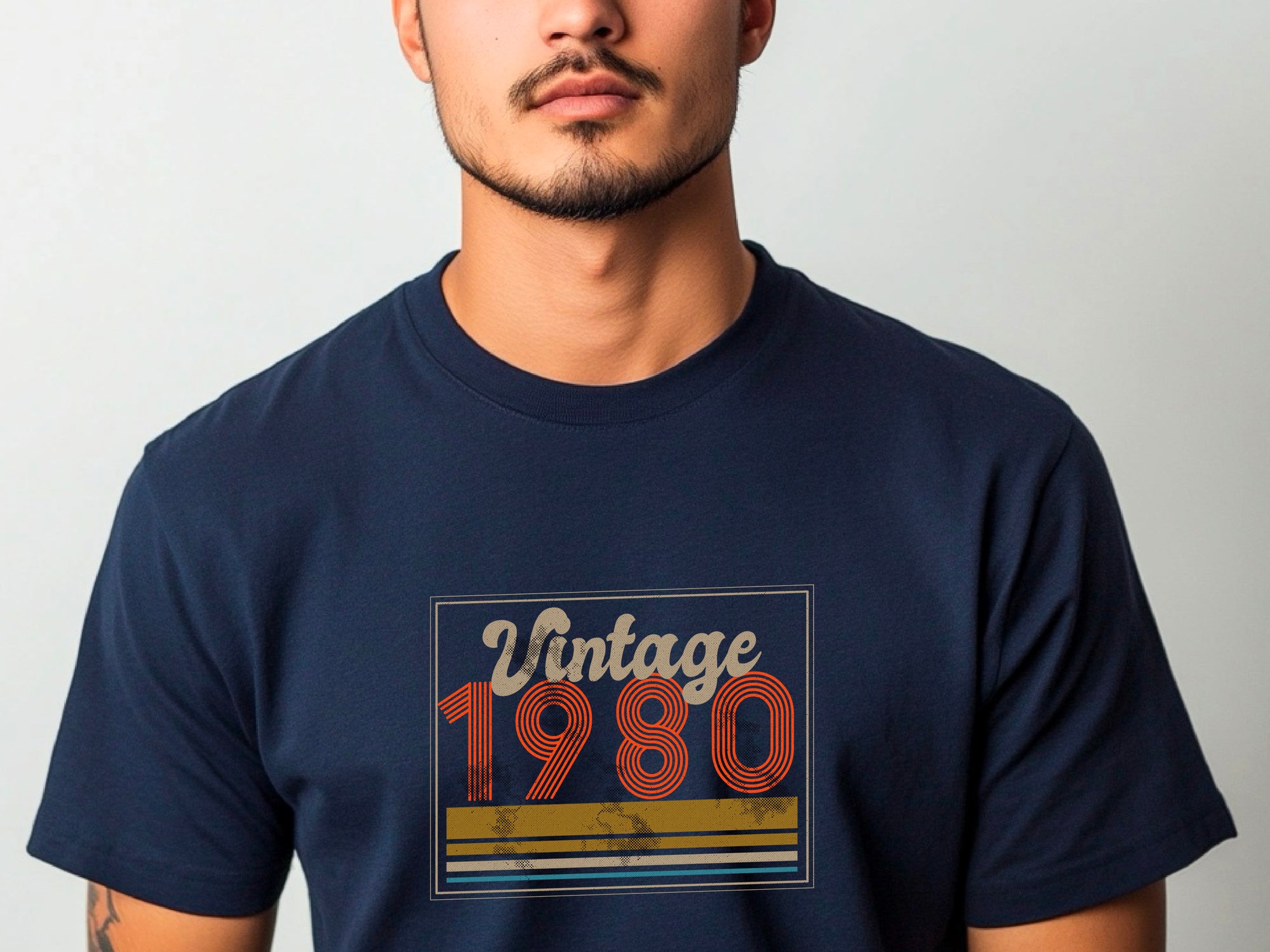 Vintage 1980 - 45th Birthday T-Shirt, PR ET Edition, Funny 45th Gift for Dad, 45th Gifts for Men, 45th T-Shirt