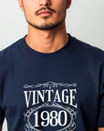 Vintage 1980 - 45th Birthday T-Shirt, All Original Parts, Funny 45th Gift for Dad, 45th Gifts for Men, 45th T-Shirt