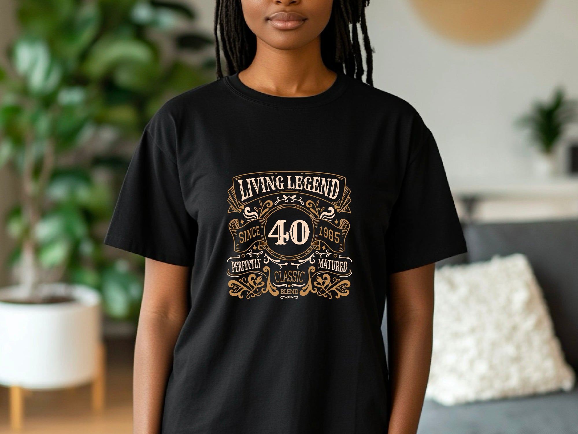 Living Legend 1985 - 40th Birthday T-Shirt, Perfectly Matured Classic Blend, Funny 40th Gift for Dad, 40th Gifts for Men, 40th T-Shirt