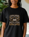 Living Legend 1985 - 40th Birthday T-Shirt, Perfectly Matured Classic Blend, Funny 40th Gift for Dad, 40th Gifts for Men, 40th T-Shirt