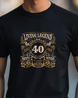 Living Legend 1985 - 40th Birthday T-Shirt, Perfectly Matured Classic Blend, Funny 40th Gift for Dad, 40th Gifts for Men, 40th T-Shirt