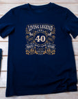 Living Legend 1985 - 40th Birthday T-Shirt, Perfectly Matured Classic Blend, Funny 40th Gift for Dad, 40th Gifts for Men, 40th T-Shirt