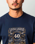 Living Legend 1985 - 40th Birthday T-Shirt, Perfectly Matured Classic Blend, Funny 40th Gift for Dad, 40th Gifts for Men, 40th T-Shirt