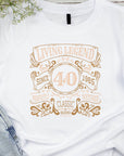 Living Legend 1985 - 40th Birthday T-Shirt, Perfectly Matured Classic Blend, Funny 40th Gift for Dad, 40th Gifts for Men, 40th T-Shirt