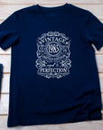 Vintage 1985 - 40th Birthday T-Shirt, Original Quality Limited Edition, Aged to Perfection, Funny 40th Gift for Dad, 40th Gifts for Men