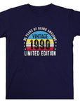 1990 35th Birthday T-Shirt | Funny 35th Gifts for Him, Gifts for Him | Classic 35th T-Shirt for Men