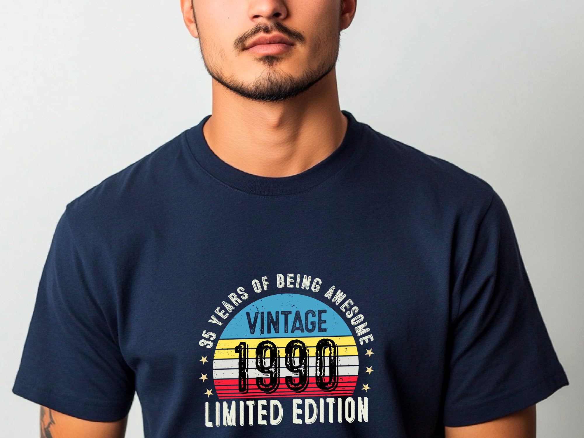 1990 35th Birthday T-Shirt | Funny 35th Gifts for Him, Gifts for Him | Classic 35th T-Shirt for Men