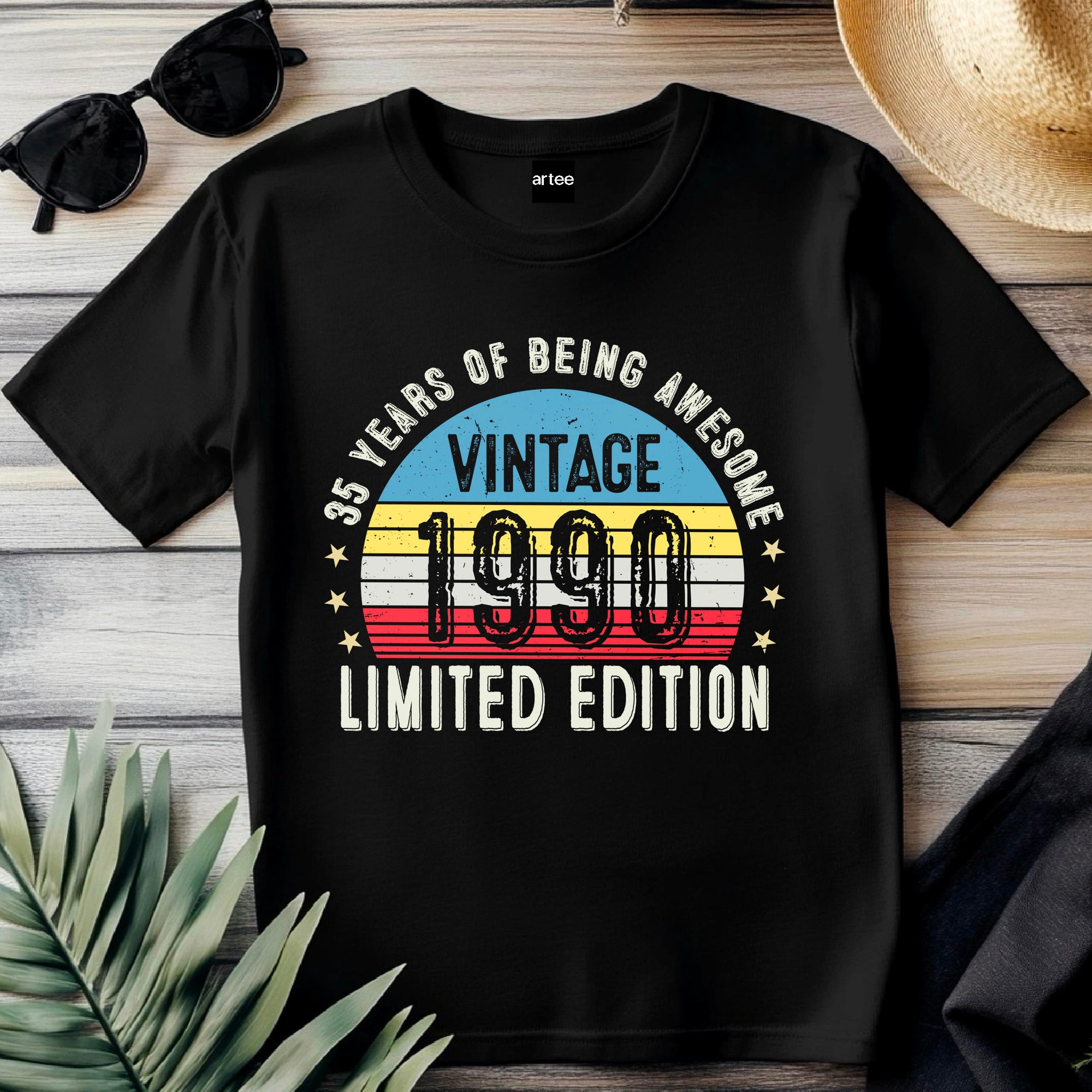 1990 35th Birthday T-Shirt | Funny 35th Gifts for Him, Gifts for Him | Classic 35th T-Shirt for Men