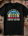 1990 35th Birthday T-Shirt | Funny 35th Gifts for Him, Gifts for Him | Classic 35th T-Shirt for Men