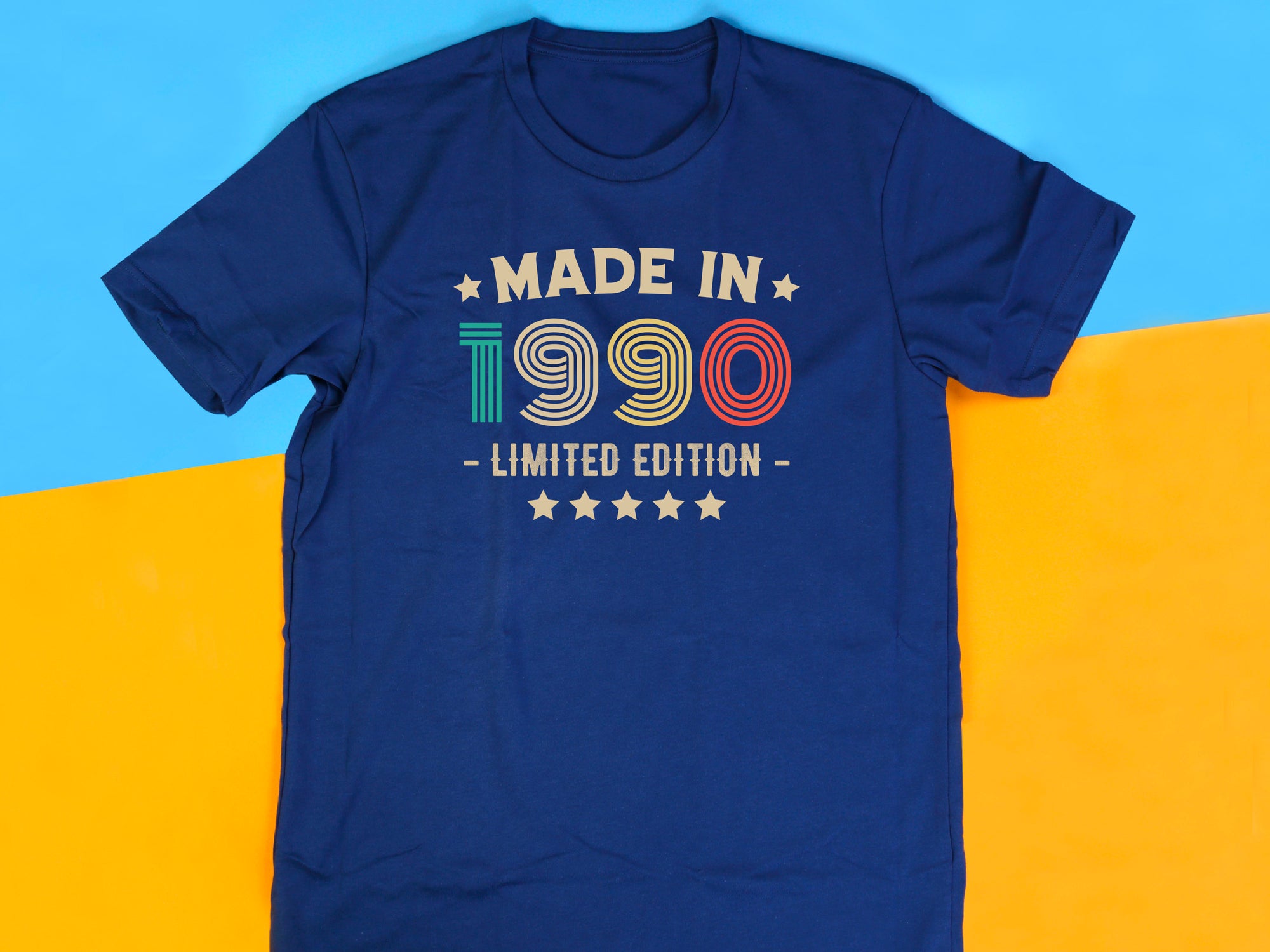 35th Birthday T-Shirt | Vintage 1990 Limited Edition | Funny 35th Gift for Men | Classic 35th Shirt for Him