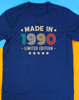 35th Birthday T-Shirt | Vintage 1990 Limited Edition | Funny 35th Gift for Men | Classic 35th Shirt for Him