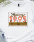 Vintage 1995 - 30th Birthday T-Shirt, PR-ET Design, Funny 30th Gift for Dad, 30th Gifts for Men