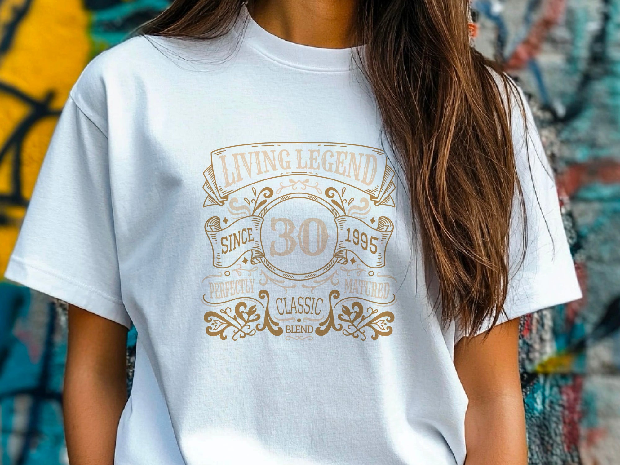 Living Legend 1995 - 30th Birthday T-Shirt, Perfectly Matured Classic, Funny 30th Gift for Dad, 30th Gifts for Men, 30th T-Shirt