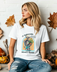 Skeleton Plant Lover "It Survived" Graphic Organic Cotton T-Shirt