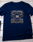 2007 18th Birthday T-Shirt, Living Legend, Perfectly Matured Classic Blend, Funny 18th Gift for Him, 18th Gifts for Men