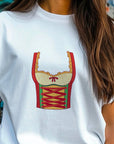 Oktoberfest Woman Costume T-Shirt, Bavarian Dirndl Style Tee, German Beer Festival Shirt, Funny Prost Shirt, Munich Party Outfit