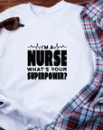 I Am a Nurse Shirt, Funny Nursing T-Shirt, Proud RN Gift Tee, Healthcare Worker Shirt, Medical Unisex Tee