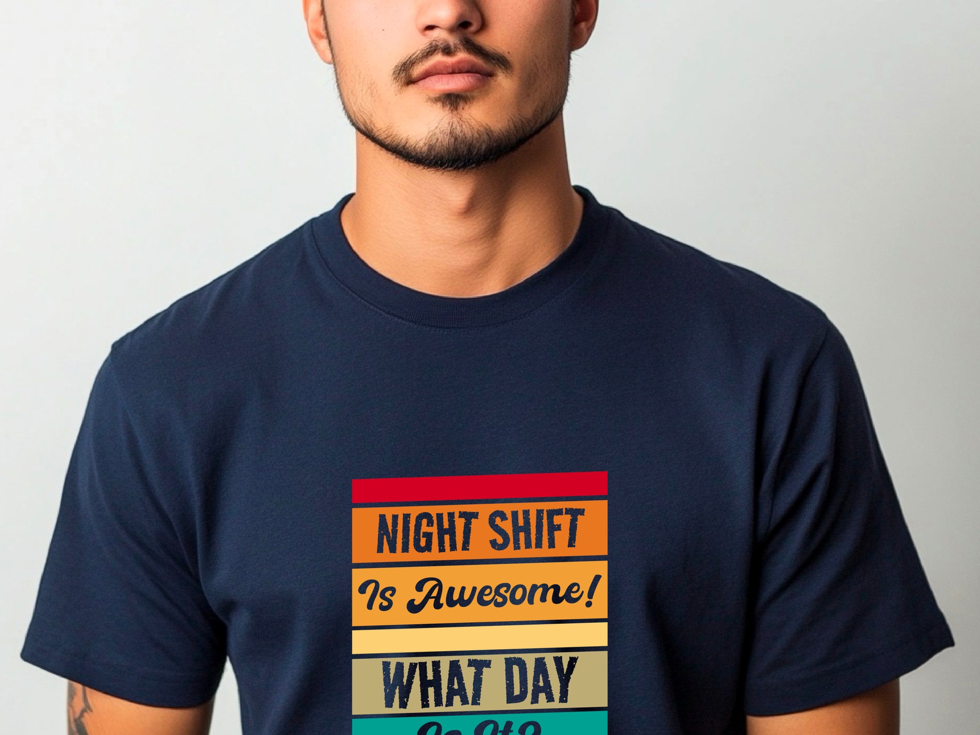 Funny Night Shift Shirt – What Day Is It? – Night Shift Is Awesome – Gift for Nurses, EMT, Doctors, RN, ICU Staff – Tired Worker Tee