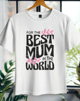 Worlds Best Mummy T Shirt, Best mummy shirt Top, Mothers day gift, gift for mum, soft cotton tee top