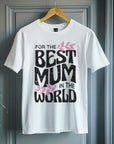 Worlds Best Mummy T Shirt, Best mummy shirt Top, Mothers day gift, gift for mum, soft cotton tee top