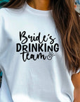 Bride’s Drinking Team Shirt – Bachelorette Party T-Shirt – Bridal Party Matching Tee – Team Bride Outfit – Wedding Squad Shirt
