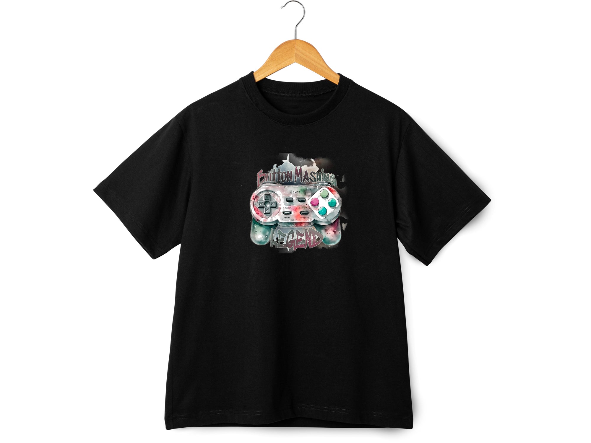 Button Mashing Legend Shirt – Funny Gamer Dad T-Shirt – Joystick Retro Gaming Tee – Fathers Day Gift – Video Game Gift for Him