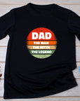 Dad The Man The Myth The Legend Shirt – Fathers Day Gift – Funny Dad T-Shirt – Gift for Him – Circle Design – Cool Dad Tee