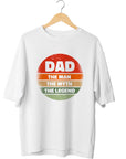 Dad The Man The Myth The Legend Shirt – Fathers Day Gift – Funny Dad T-Shirt – Gift for Him – Circle Design – Cool Dad Tee
