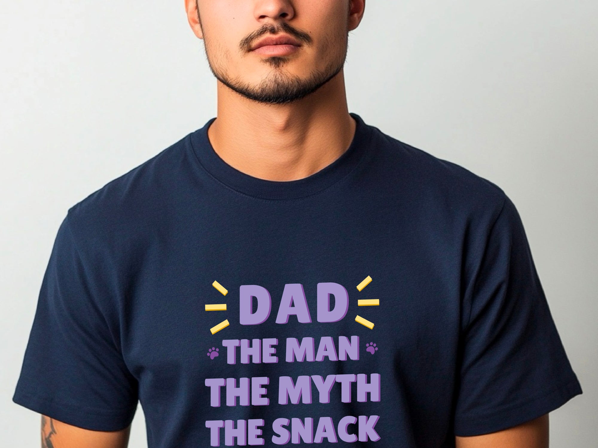 Dad The Man The Myth The Snack Dealer Shirt – Funny Fathers Day Gift – Cool Dad T-Shirt – Gift for Him – Snack Dad Tee