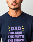 Dad The Man The Myth The Snack Dealer Shirt – Funny Fathers Day Gift – Cool Dad T-Shirt – Gift for Him – Snack Dad Tee
