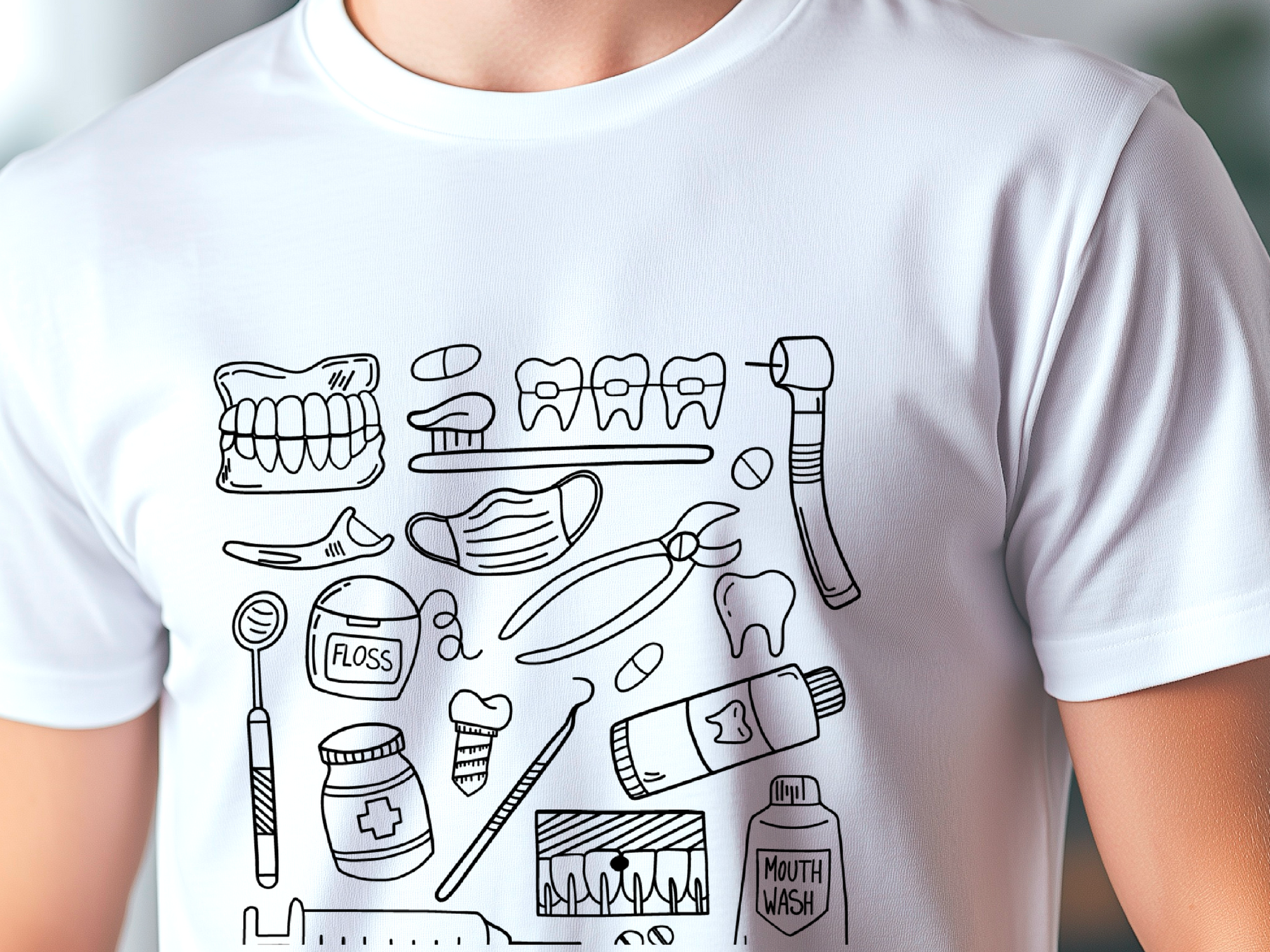 Funny Dental T-Shirt | Dentist Appreciation Gift | Teeth Shirt for Dental Assistants, Hygienists, and Dentistry Fans