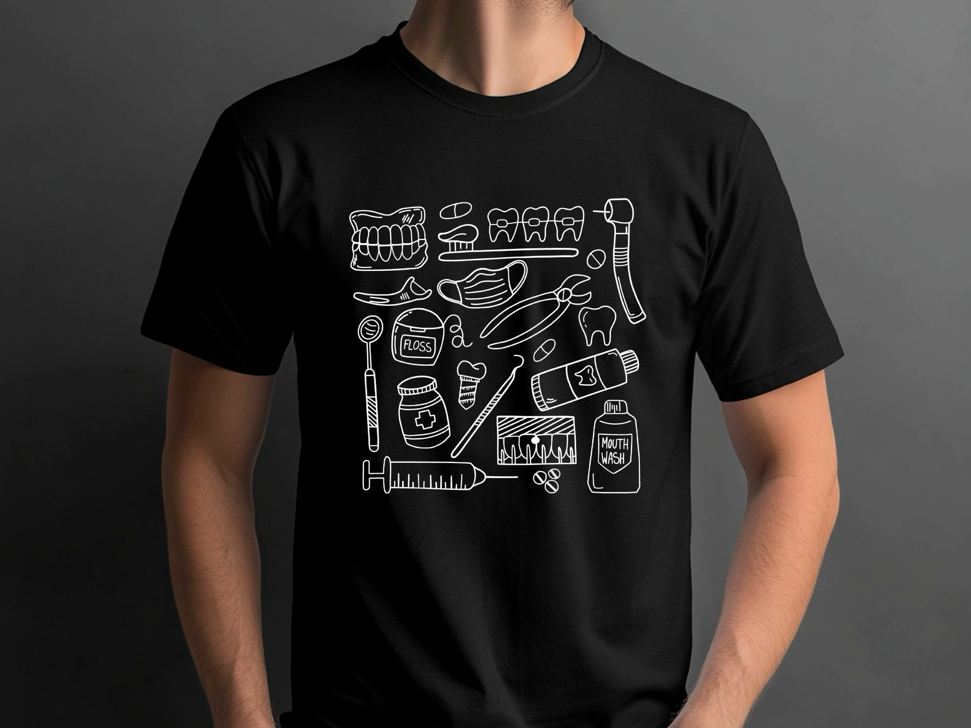 Funny Dental T-Shirt | Dentist Appreciation Gift | Teeth Shirt for Dental Assistants, Hygienists, and Dentistry Fans