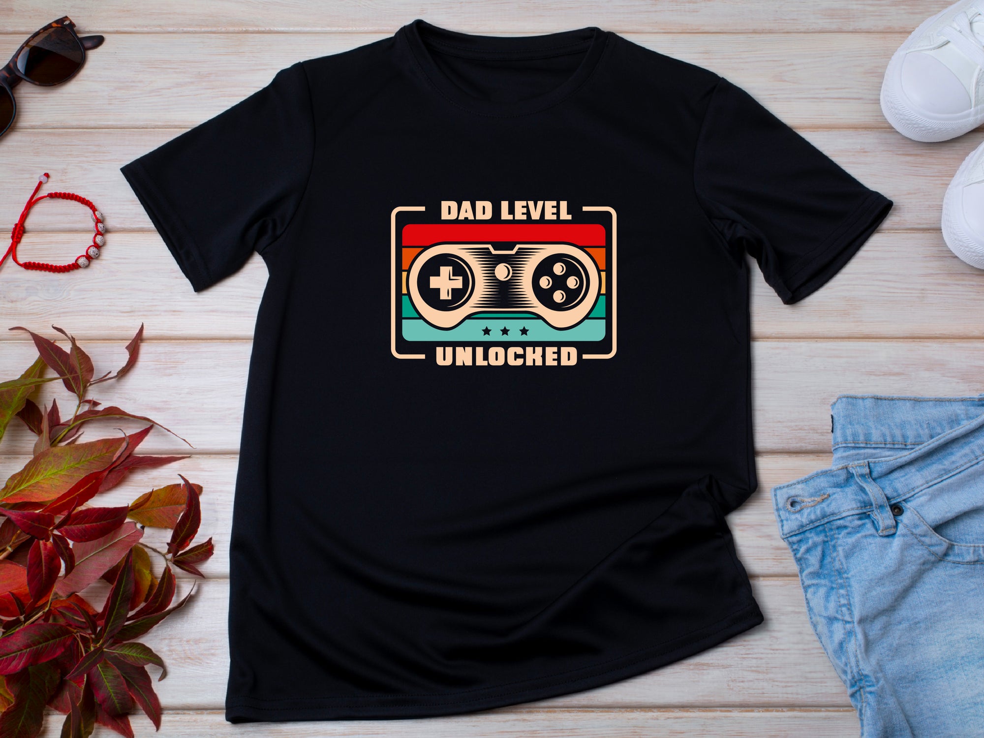 Dad Level Unlocked Gamer Svg, Funny New Dad Handheld Game Console Svg, Father's Day Png, Digital Download