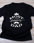 Fathers Day Most Amazing DAD – New Dad Gift from Baby – Cool Graphic Tee – First Fathers Day Present – Gift for Him