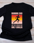 Cool Running Dad Shirt, Tank Top, Running Dad Gift, Gift For Running Dad, Fathers Day Marathon Dad, Runner Dad Tee, T-Shirt
