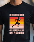 Cool Running Dad Shirt, Tank Top, Running Dad Gift, Gift For Running Dad, Fathers Day Marathon Dad, Runner Dad Tee, T-Shirt