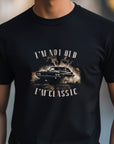 Funny Fathers Day Shirt – I'm Not Old I'm Classic – Vintage Car Dad Tee – Retro Gift for Him – Cool Car Lover Shirt