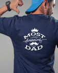 Fathers Day Most Amazing DAD – New Dad Gift from Baby – Cool Graphic Tee – First Fathers Day Present – Gift for Him